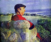 Neruda seated